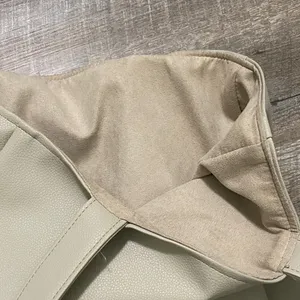 Reversible Cream/Tan Tote Bag Tan thumbnail 2