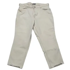 Everlane Cream Off-White Curvy Cheeky Organic‎ Jeans Denim Women's Size 35 Crop thumbnail 2