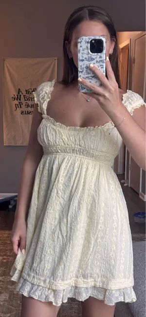 princess polly yellow mini dress thumbnail 2