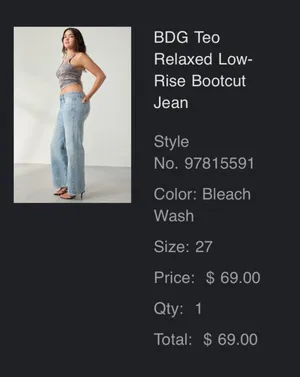 BDG Urban Outfitters Jeans Low-Rise thumbnail 7