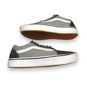 Vans Unisex Old Skool Shoes Sz 8 Womens 38.5 EU Gray Suede‎ ComfyCush SK8 Tennis thumbnail 3