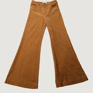 Rolla's Eastcoast Flare Pants 29 Camel Brown Corduroy High Rise 70s Retro thumbnail 1