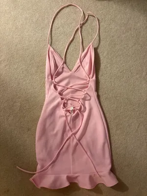 Lucy in the Sky Light Pink Mini Dress thumbnail 4