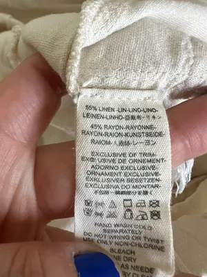 Free People Linen Rayon Raw Hem Beach Shorts thumbnail 7