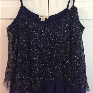 SALE Beaded shift cocktail dress size m thumbnail 4