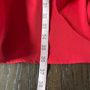 Unbranded High-Low Skirt Womens Medium Red‎ Romantic Flowy Tie Waist Side Slit thumbnail 7