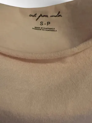 Urban Outfitters Baby Pink Cap Sleeve Crop Top thumbnail 3