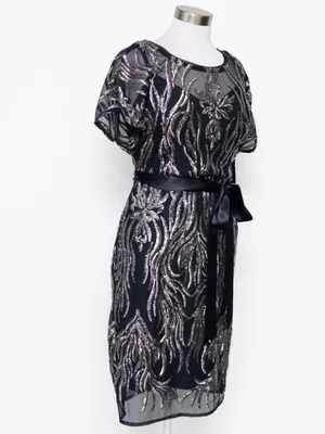 R&M Richards - Two-Tone‎ Sequin Sheath Cocktail Dress thumbnail 12