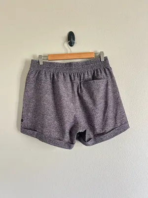 Lululemon Spring Break Away Short 4-way Stretch 3' Heather Grey Size 10 30” waist thumbnail 2