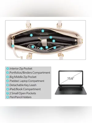 NEW! LOVEVOOK Laptop Bag thumbnail 7