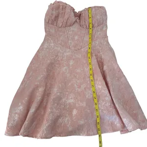 Windsor Dress NWT PINK LACE corset dress XXS thumbnail 5