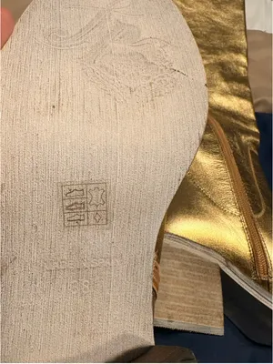 Free People Essential Tall Slouch Boots Metallic Gold Size 38 thumbnail 13