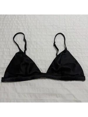Victoria's Secret Unlined Bralette Sz M Medium Black thumbnail 12