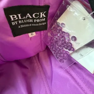 NWT Blush Prom Sequin‎ Strapless Mini Dress Size 6 Sweetheart Neckline thumbnail 4