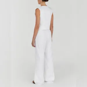 Commense Cotton Casual Pants Set size medium White thumbnail 2