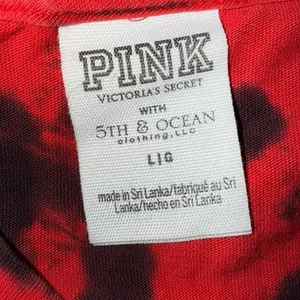 Size large oversized tie dye crop top Louisville Cardinals Victoria Secret PINK thumbnail 2