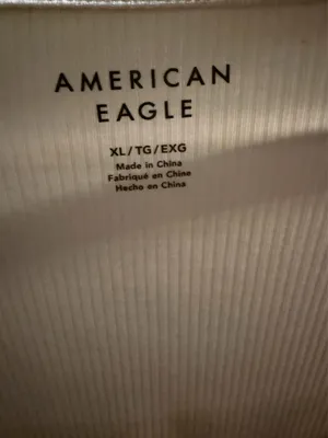 American Eagle Bodysuit Ribbed Soft & Sexy thumbnail 2