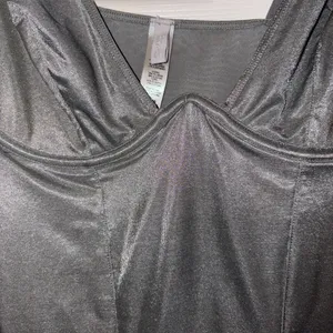Skims metallic finish slip dress. thumbnail 2