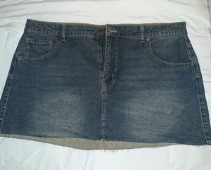 No Boundaries Blue Denim Mini Skirt thumbnail 1