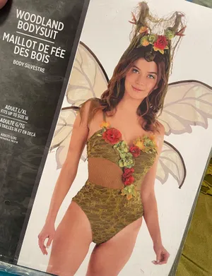 Womens woodland bodysuit costume L/XL thumbnail 2