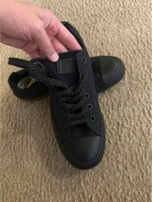 C508 Black Converse Chuck Taylor All Star Low Top Sneakers Size 8 new no tags thumbnail 2