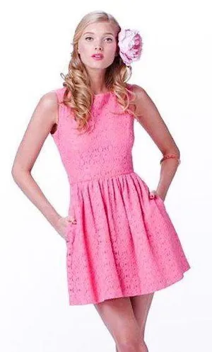 Lilly Pulitzer Aleesa Lace Dress Size 0 thumbnail 1