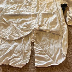 Abercrombie white blouse L‎ thumbnail 5
