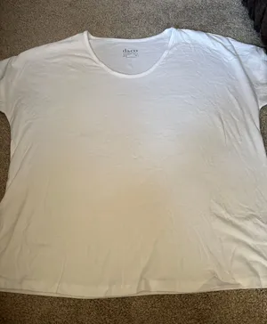 d.s. & co. White Crew Neck Cotton Tee Size M thumbnail 1