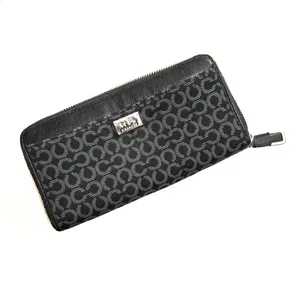 Coach Madison needlepoint accordian wallet op art fabric thumbnail 9