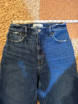 Abercrombie & Fitch 90s Straight Ultra High Rise Blue Denim Jeans Size 27/4 thumbnail 13