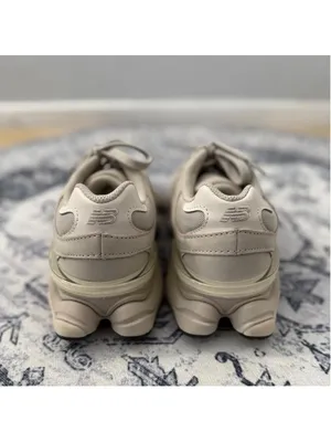 New Balance 9060 cream & white sneakers - US 9 thumbnail 5