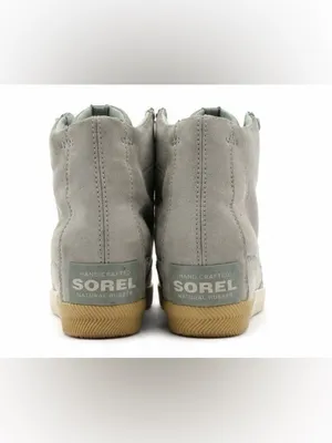 Sorel suede wedge high top sneakers size 7.5 thumbnail 2