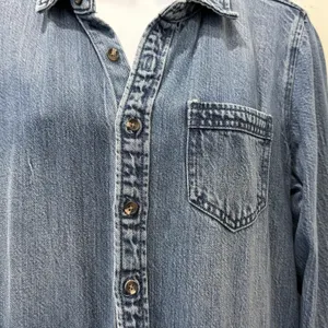 Universal Threads Denim Jumpsuit Womens Blue Medium Wash Button Front Size 8 thumbnail 5