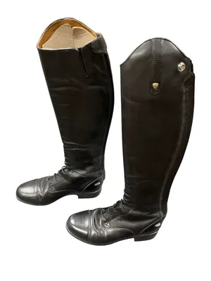 Ariat Heritage wms black leather Knee equestrian riding boots sz 5 SKU 10-797 thumbnail 4