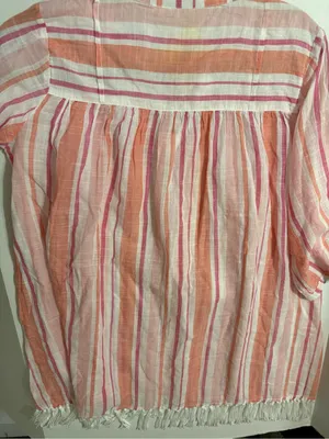 NWT roller rabbit xs Hampton tunic pink white thumbnail 5