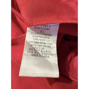 New TCEC Red‎ One Shoulder Ruffle Dress Size Large thumbnail 9