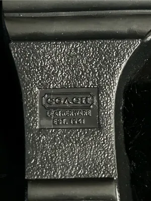 Coach Women’s Vintage Kaela Black Genuine Rabbit Fur Suede Platform Slides 7.5 thumbnail 11