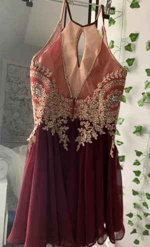 Dave and Johnny Short Prom Dress thumbnail 2
