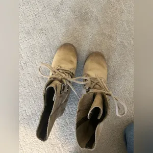Sorel Tan/Brown Lace-Up Heeled Boots thumbnail 5