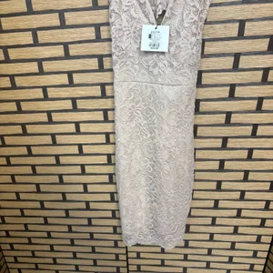 Revamped Tan‎ Lace Dress Size XS thumbnail 4