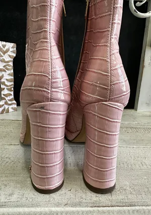Pink Booties Size 5.5 thumbnail 4