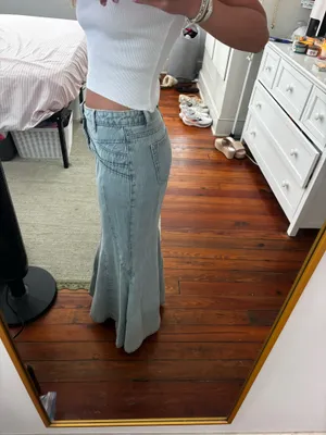 BDG Maxi Denim Skirt thumbnail 2