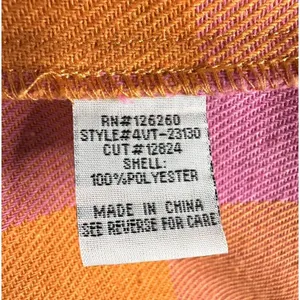 Velvet‎ Heart Sheryl Button Down Plaid Shacket Jacket Size M Pink Orange Flannel thumbnail 14