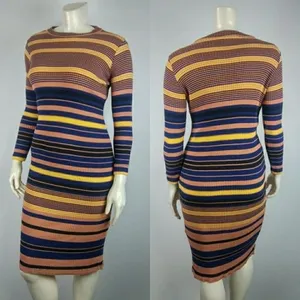 ASOS‎ Stripe Long Sleeve Dress Size US 4 thumbnail 3