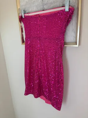 That’s So Fetch Pink Mini Dress thumbnail 4