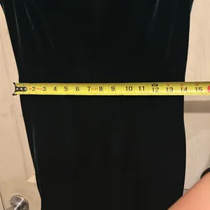 Revelry dark green sleeveless v neckline maxi dress, formal gown-Size 10 thumbnail 9