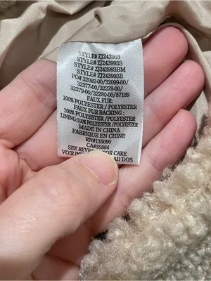 Z Supply Ari Sherpa Jacket Cream Womens Size Medium Teddy Fleece Oversized Coat thumbnail 9