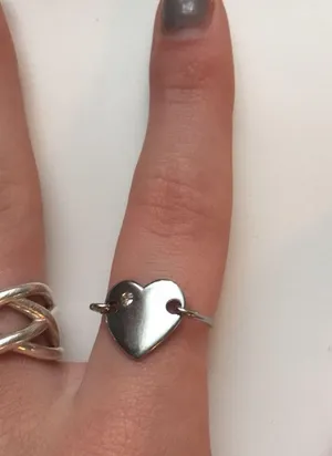Heart ring Silver thumbnail 4