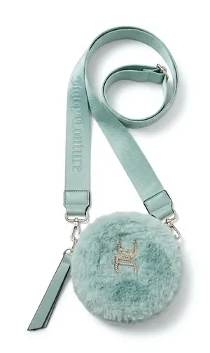 Juicy Couture Fuzzy Mint Green Mini Crossbody Bag Coin Purse Y2K McBling Bratz thumbnail 1