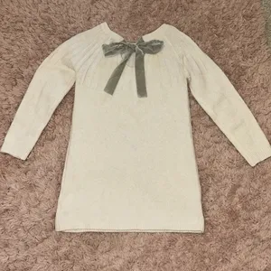 Blue Rain White Knit Sweater Dress thumbnail 4